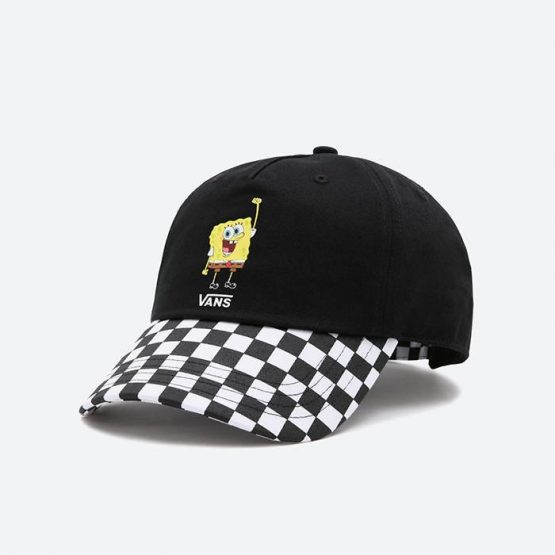 כובע ואנס לגברים Vans x SpongeBob Cap - שחור