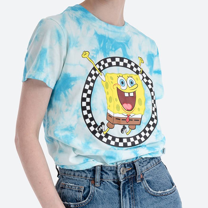 חולצת T ואנס לנשים, Vans x Spongebob T - משלוח והחזרה חינם! | Shoesonline