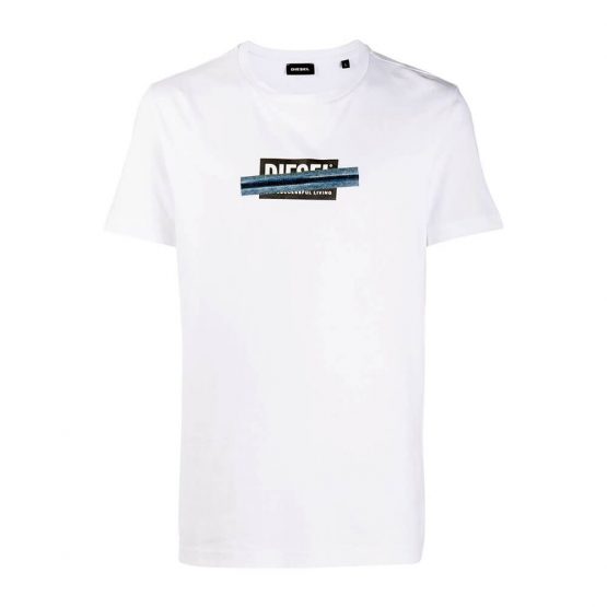 חולצת T דיזל לגברים DIESEL T-Diegos X40 - לבן
