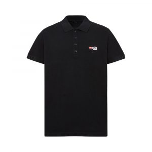 חולצת פולו דיזל לגברים DIESEL T-Weet Split - שחור
