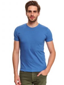 חולצת T טופ סיקרט לגברים TOP SECRET Sky - כחול