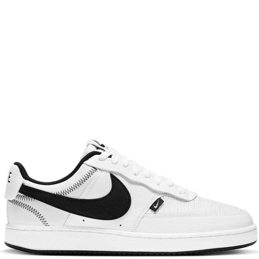 nike court vision low black white