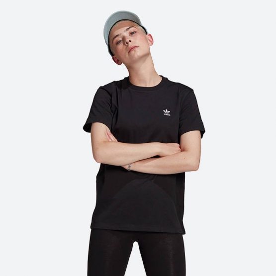 חולצת טי שירט אדידס לנשים Adidas Originals Adicolor Classics Lose - שחור
