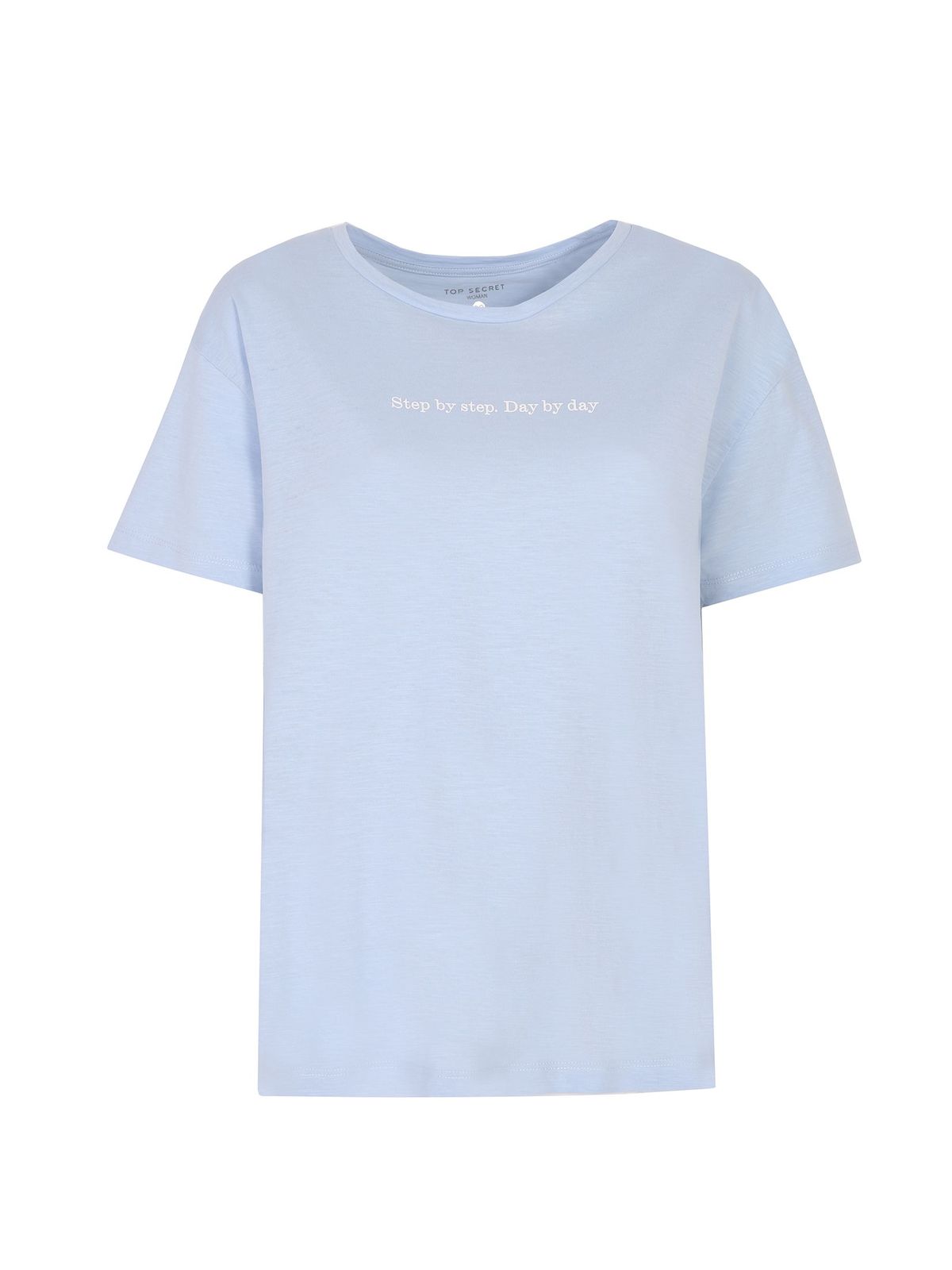 חולצת T טופ סיקרט לנשים TOP SECRET Step - כחול