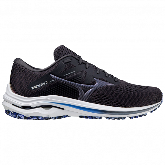 נעלי ריצה מיזונו לגברים Mizuno Wave Inspire 17 - אפור/כחול