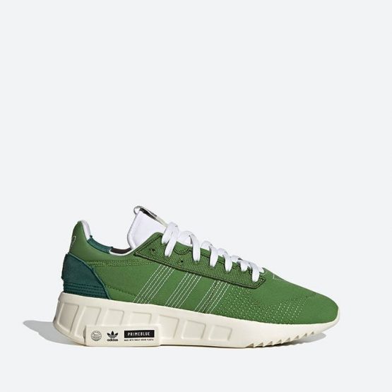 נעלי סניקרס אדידס לגברים Adidas Geodiver Primeblue - ירוק