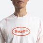 חולצת טי שירט HUF לגברים HUF LSD Tiedye - לבן