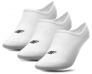 גרב פור אף לנשים 4F socks 3 IN PACK - לבן/שחור