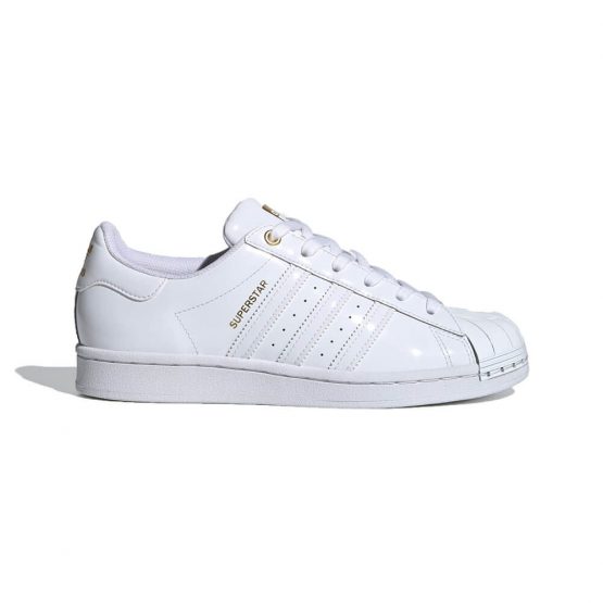 נעלי סניקרס אדידס לנשים Adidas Superstar Metal Toe - לבן