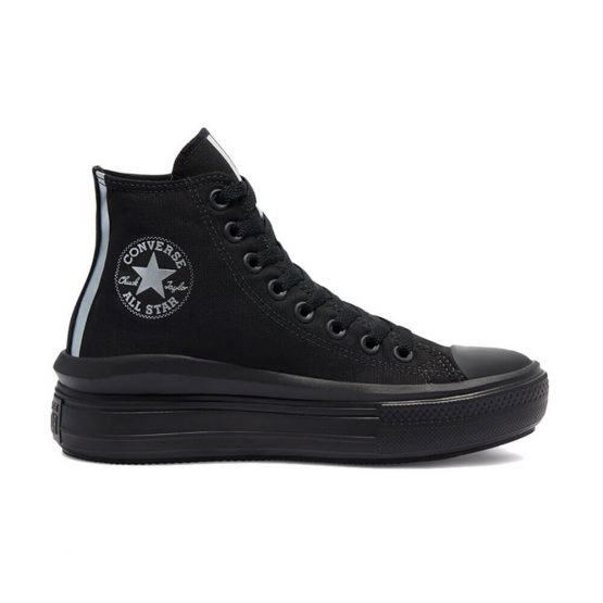 נעלי סניקרס קונברס לנשים Converse CHUCK TAYLOR ALL STAR MOVE - שחור