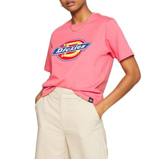 חולצת T Dickies לנשים Dickies Horseshoe - ורוד