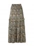 חצאית ארוכה טופ סיקרט לנשים TOP SECRET FRILLS - צבעוני כהה