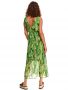 שמלה ארוכה טופ סיקרט לנשים TOP SECRET Leaves - ירוק