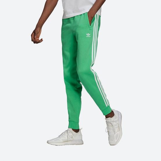 מכנס ספורט אדידס לגברים Adidas Originals 3-Stripes Pant trousers - ירוק