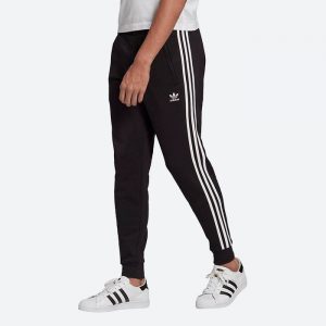מכנסיים ארוכים אדידס לגברים Adidas Originals Originals Adicolor Classic 3-Stripes Pants - שחור