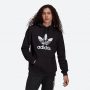 סווטשירט אדידס לגברים Adidas Originals Trefoil Hoody - שחור