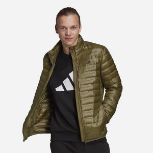 ג'קט ומעיל אדידס לגברים Adidas Varilite Down Jacket - ירוק