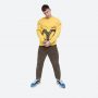 חולצת פומה לגברים PUMA x Michael Lau Reverse graphic Crew Super - צהוב