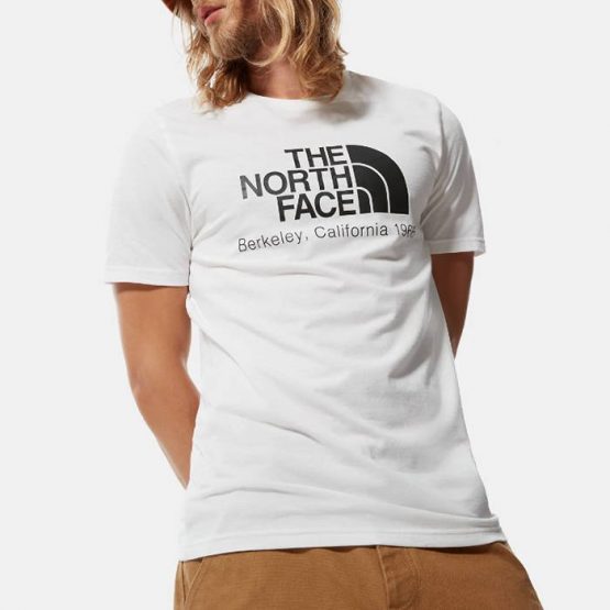חולצת T דה נורת פיס לגברים The North Face North Face Berkeley California Tee - לבן