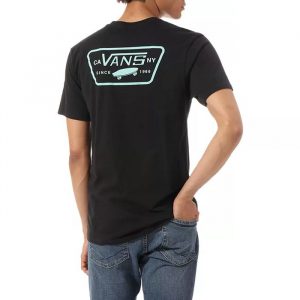 חולצת T ואנס לגברים Vans Full Patch  T-shirt - שחור