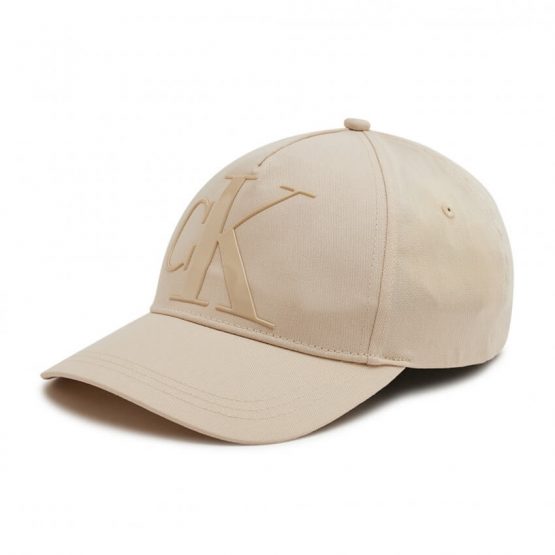 כובע קלווין קליין לגברים Calvin Klein Dboss - בז'