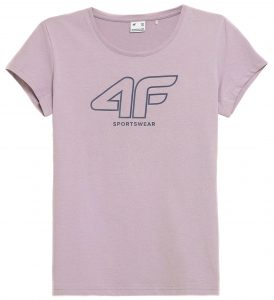 חולצת אימון פור אף לנשים 4F H4Z21 TSD015 - ורוד בהיר