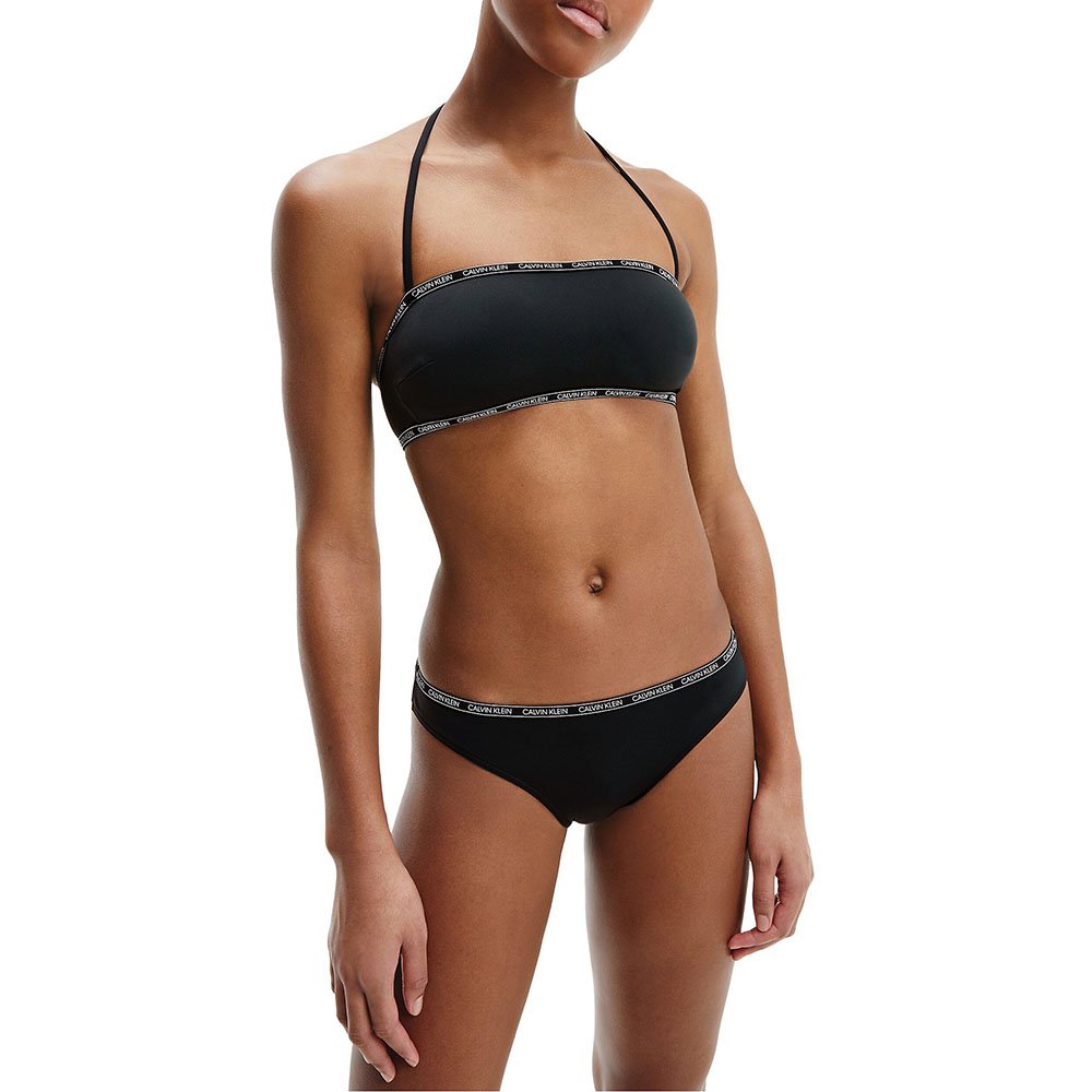 Calvin klein deals zip bandeau