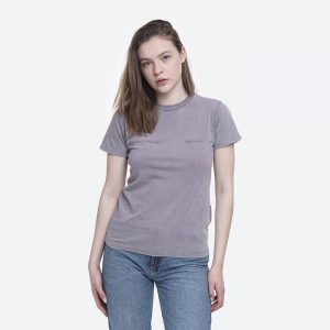 חולצת T קארהארט לנשים Carhartt WIP Mosby Script - סגול