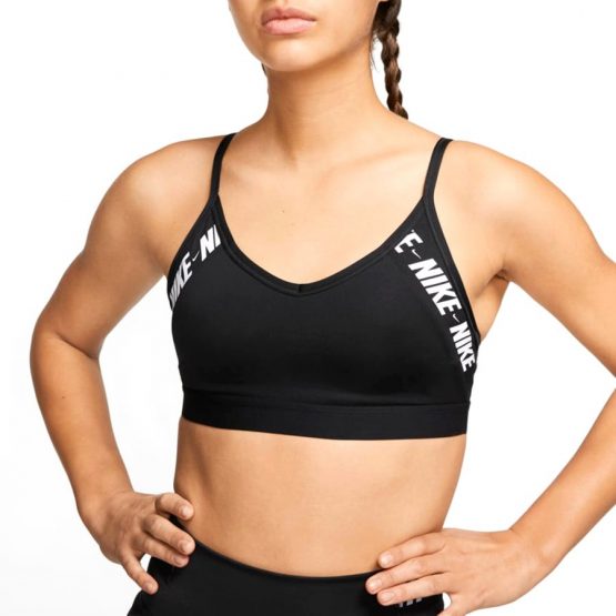 טופ וחולצת קרופ נייק לנשים Nike Indy - שחור