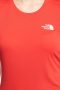חולצת T דה נורת פיס לנשים The North Face IN REAXION AMP CREW - אדום