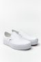 נעלי סניקרס ואנס לגברים Vans CLASSIC SLIP-ON PLATFORM W00 TRUE WHITE - לבן