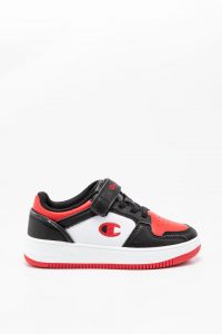 נעלי סניקרס צ'מפיון לילדים Champion Low Cut Shoe REBOUND 2,0 - שחורלבןאדום