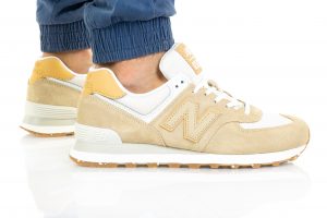 נעלי סניקרס ניו באלאנס לגברים New Balance ML574 - צהוב
