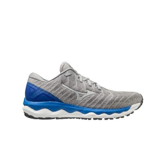 נעלי ריצה מיזונו לגברים Mizuno Wave Sky 4 - אפור/כחול