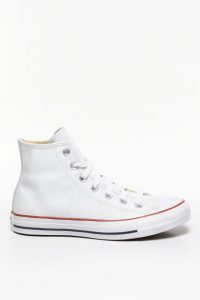 נעלי סניקרס קונברס לגברים Converse CHUCK TAYLOR ALL STAR LEATHER 169 - לבן