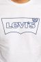 חולצת T ליוויס לגברים Levi's Housemark Graphic - לבן