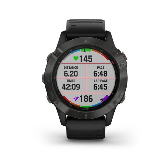 שעון גרמין לגברים Garmin fenix 6 Sapphire - שחור