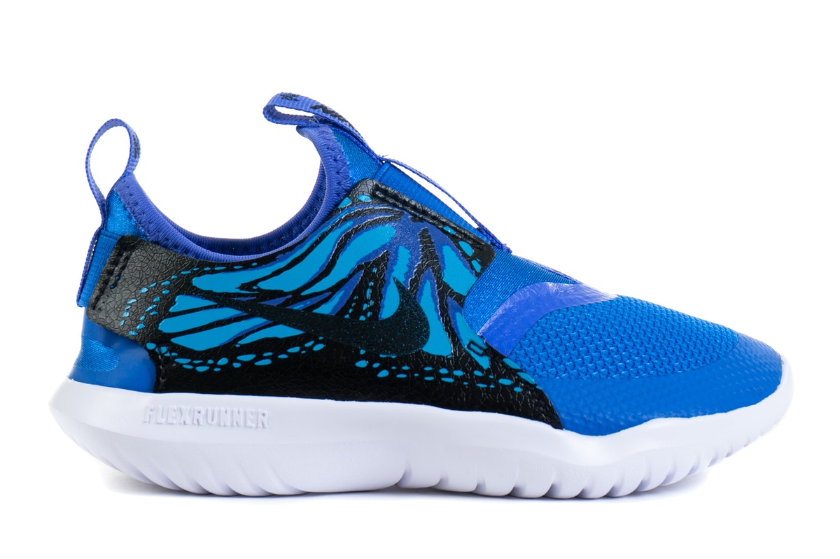 nike flex runner blue