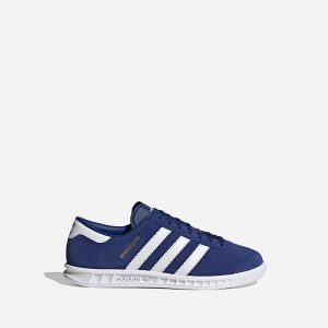 נעלי סניקרס אדידס לנשים Adidas Originals Hamburg - כחול