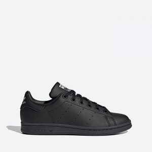 נעלי סניקרס אדידס לנשים Adidas Originals Stan Smith J - שחור