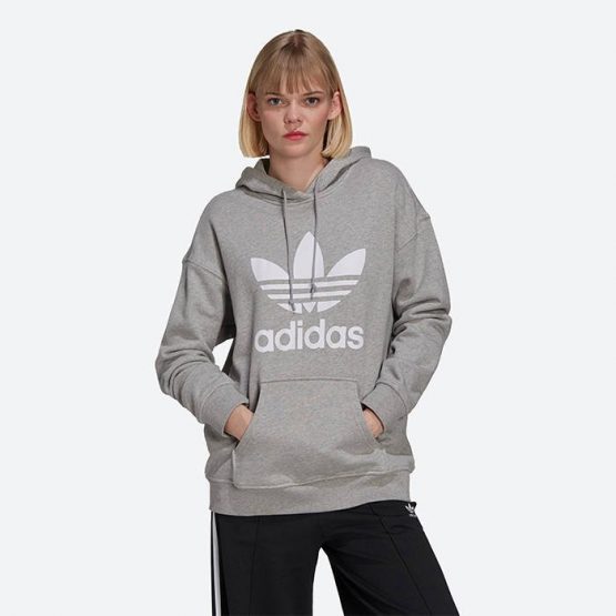סווטשירט אדידס לנשים Adidas Originals Trf Hoodie - אפור