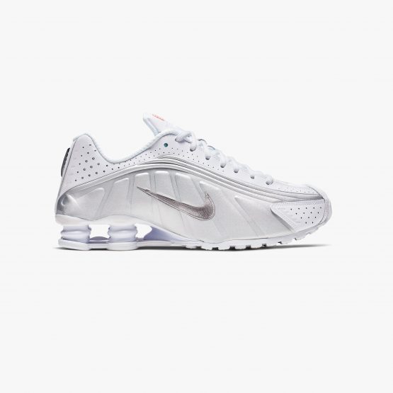 נעלי סניקרס נייק לגברים Nike NIKE SHOX - לבן/כסף