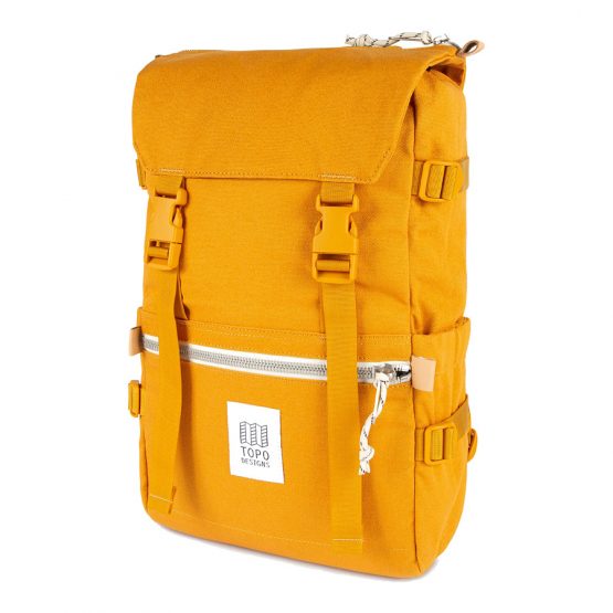 תיק טופו לגברים Topo Designs ROVER PACK CANVAS - חרדל