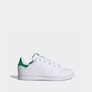 נעלי סניקרס אדידס לילדים Adidas Originals Stan Smith C - לבן/ירוק