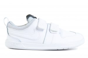 נעלי סניקרס נייק לילדים Nike PICO 5 (TDV) - לבן