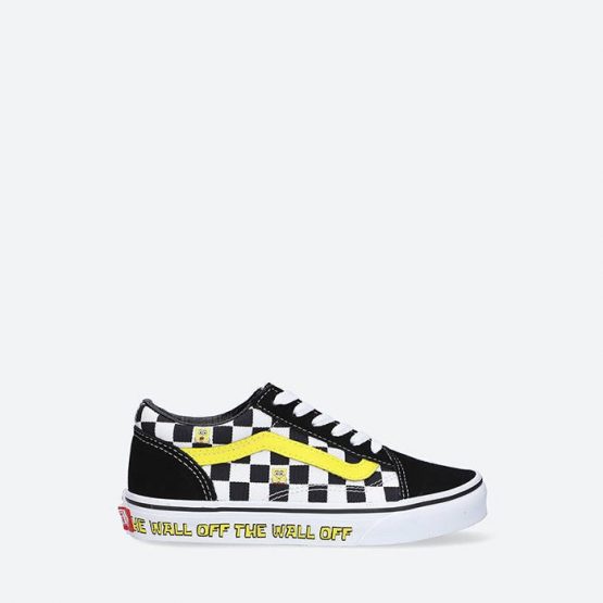 נעלי סניקרס ואנס לילדים Vans x Spongebob Old Skool - צבעוני