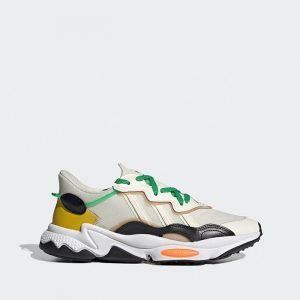 נעלי סניקרס אדידס לגברים Adidas Originals Ozweego - לבן/ירוק