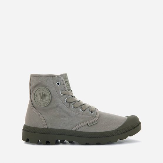 נעלי סניקרס פלדיום לגברים Palladium Pampa Hi Dune - אפור