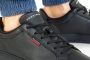 נעלי סניקרס טומי הילפיגר לגברים Tommy Hilfiger ESSENTIALS LEATHER CUPSOLE - שחור