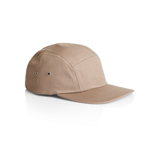 כובע אס קולור לגברים As Colour FINN FIVE PANEL CAP - חאקי